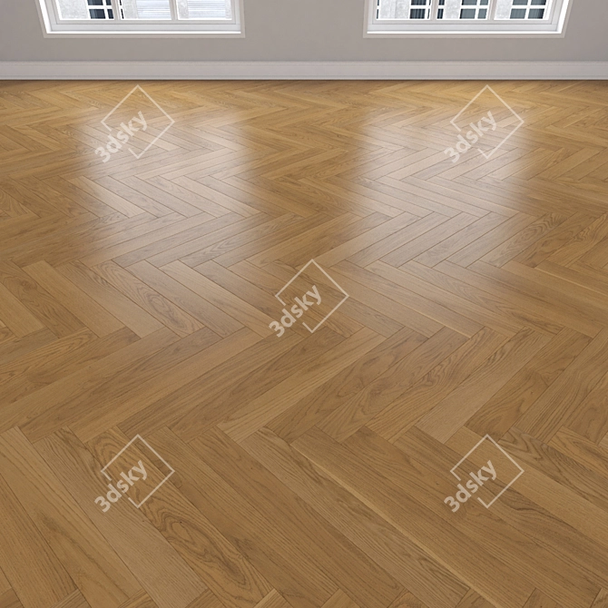 Oak Parquet Collection - Versatile Styles 3D model image 3