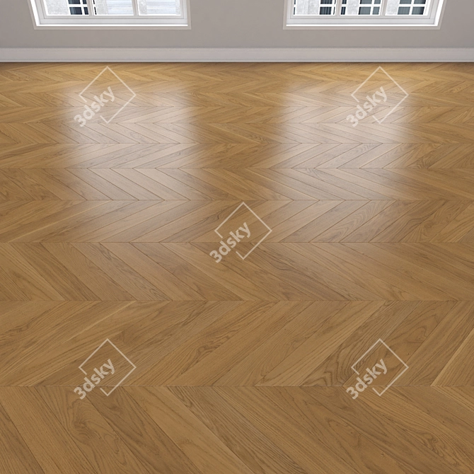 Oak Parquet Collection - Versatile Styles 3D model image 4