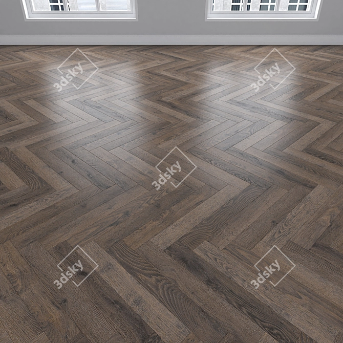 Dub Parquet Trio Set 3D model image 3