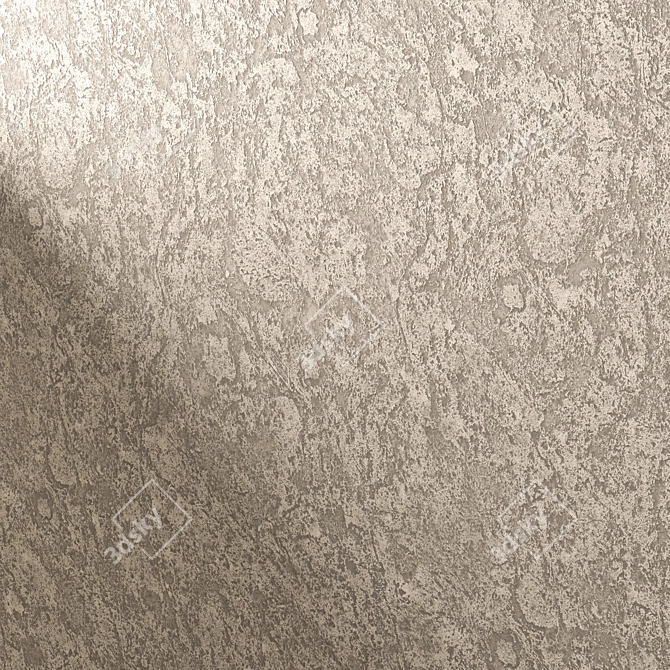 Seamless Plaster Material 105 Texture 3D model image 2