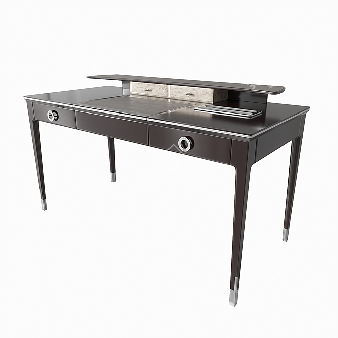 Art Deco Style Writing Desk 3D model image 1