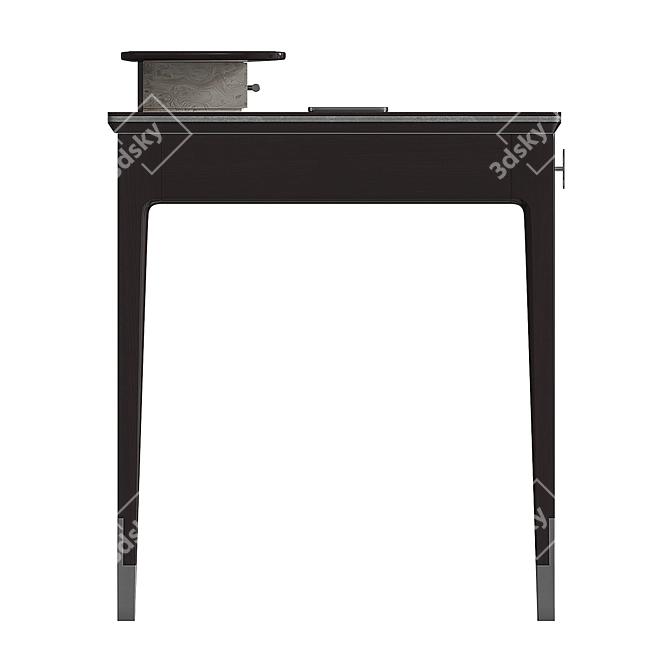 Art Deco Style Writing Desk 3D model image 5