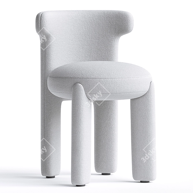 Elegant Cosette Chair Parisio Design 3D model image 1