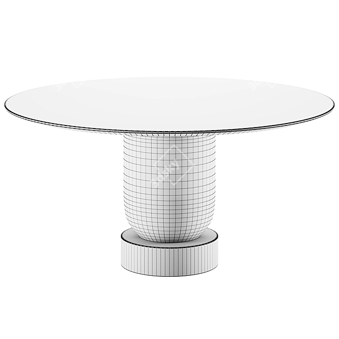 Modern COLOS Dining Table Set 3D model image 5