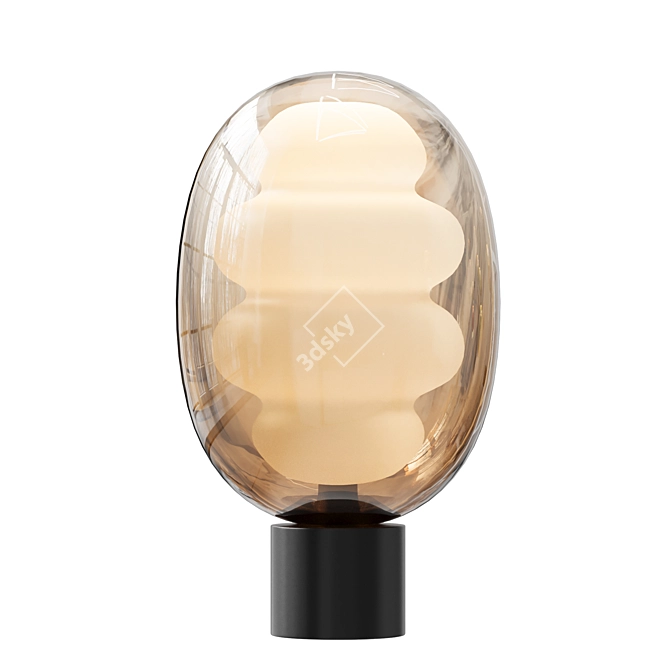 Modern Glam Table Lamp 3D model image 5