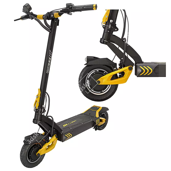 VSETT10+R High-Quality Electric Scooter 3D model image 13