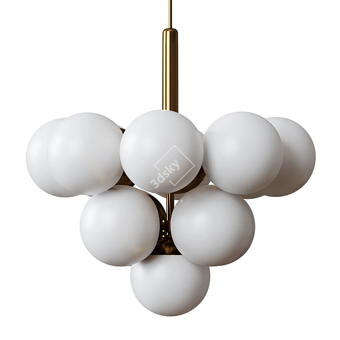 Modern Globe Pendant Lighting Fixture 3D model image 1