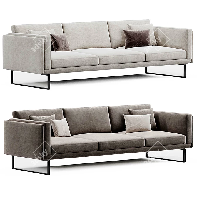 Modern 8 Sofa by Cassina 3D model image 5