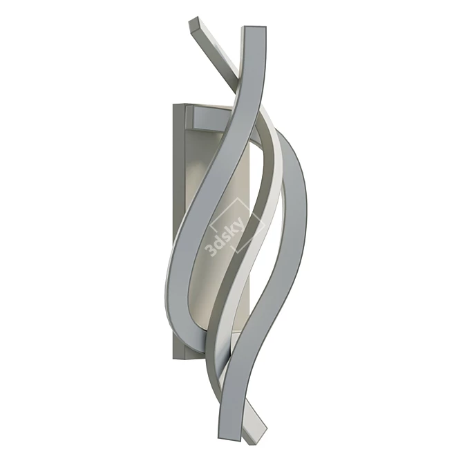 Modern Acrylic Wall Sconce Light 3D model image 4