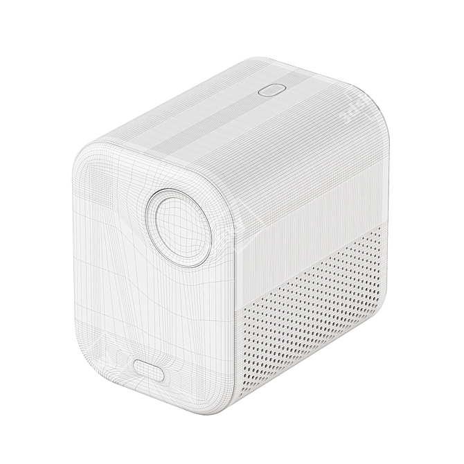 Mi Smart Projector 2: TurboSmooth Boost 3D model image 4