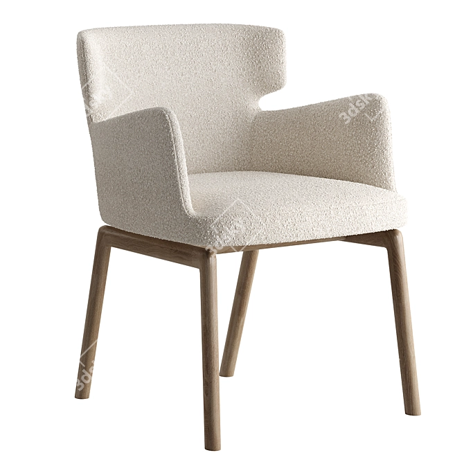 Modern Vesta Dining Chairs Design 3D model image 1