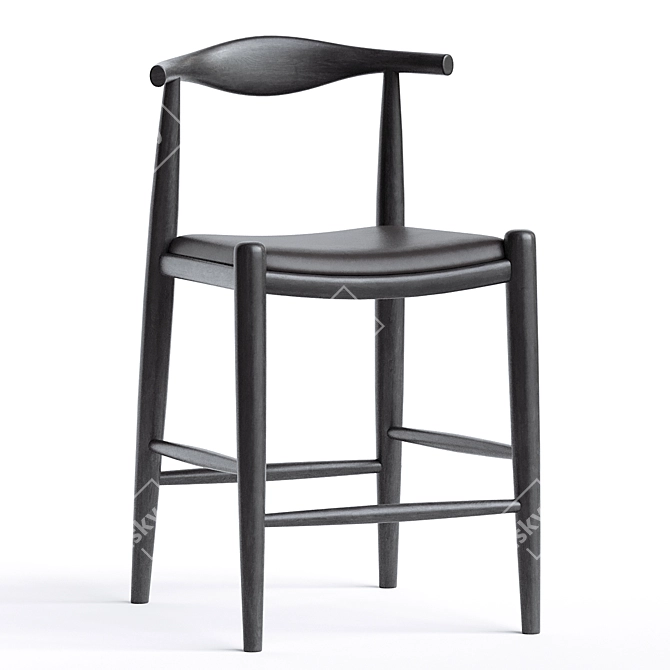 Minimalist Chic Maja Counter Stool 3D model image 1