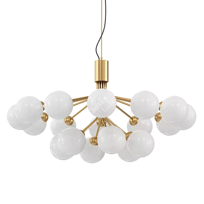 Modern Apiales Chandelier Design 3D model image 1