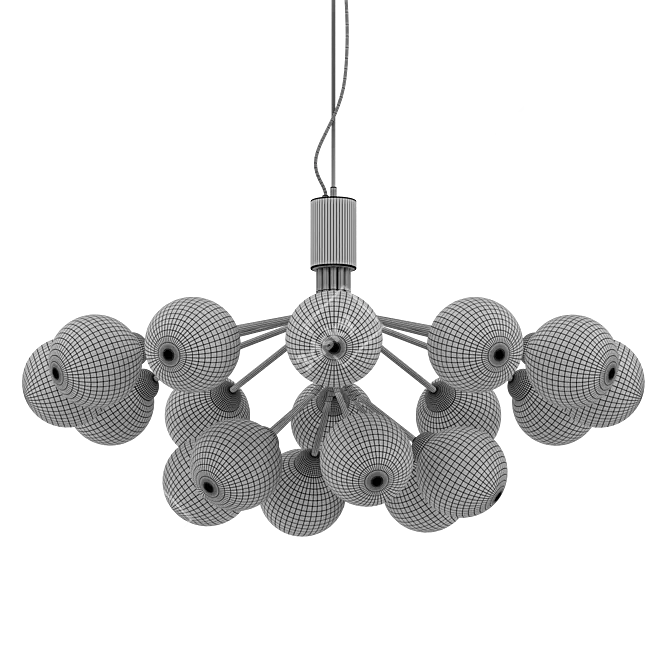 Modern Apiales Chandelier Design 3D model image 2