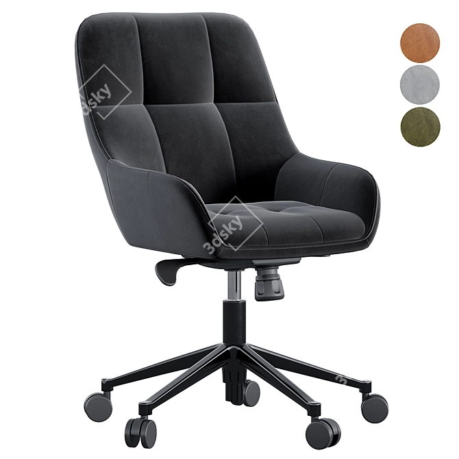 Dahmen Office Chair Model 3D model image 2