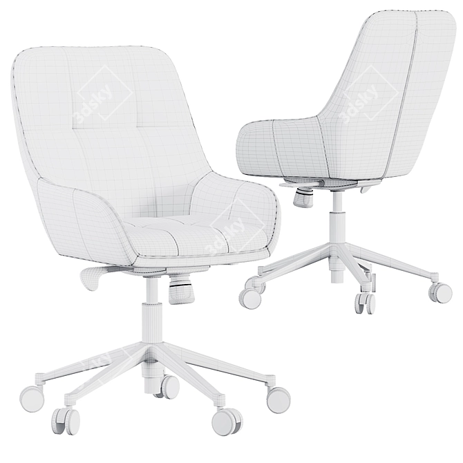 Dahmen Office Chair Model 3D model image 5