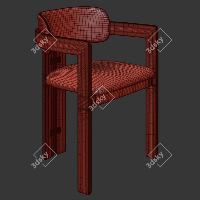 Modern Dining Chair for Sale 3D model image 7