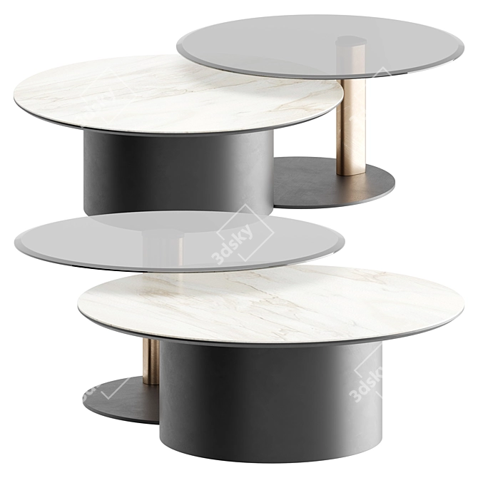 Arena Keramik Bond Coffee Table 3D model image 1