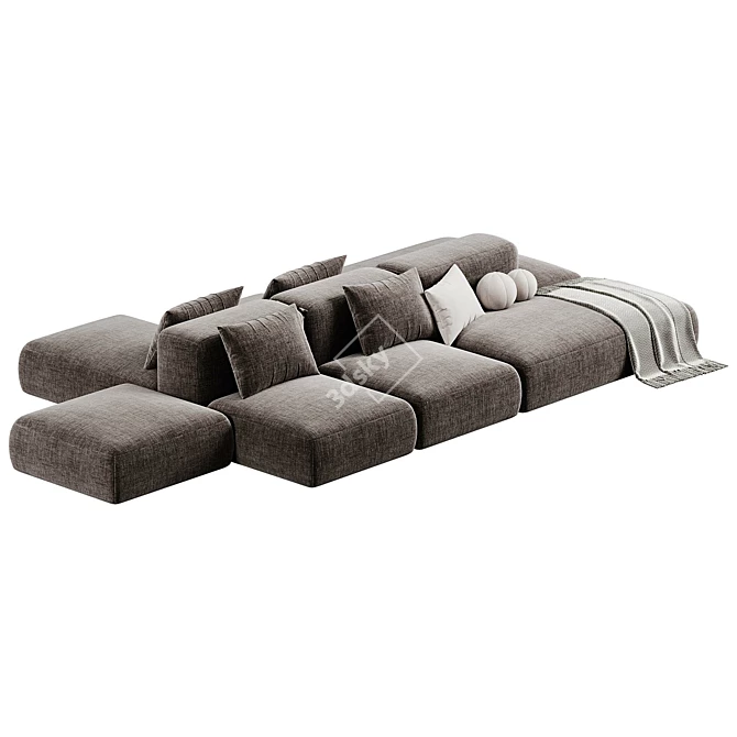 Mags Soft Sofa Combo Set 3D model image 2