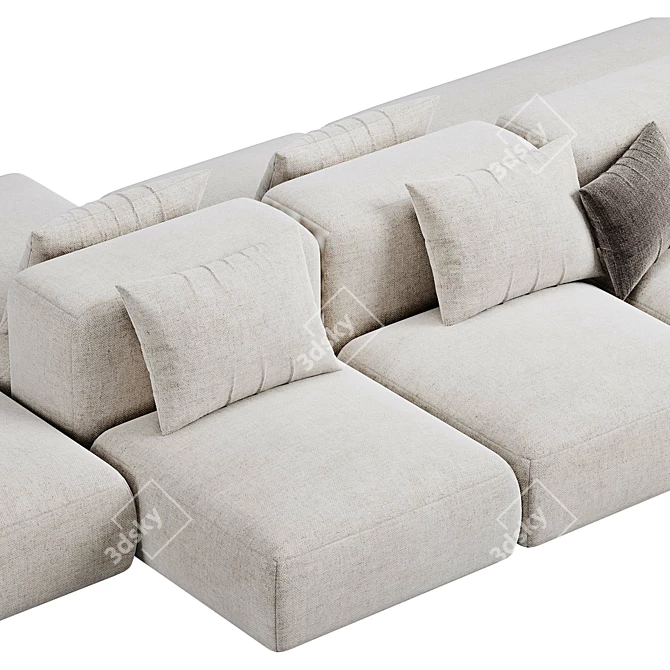 Mags Soft Sofa Combo Set 3D model image 4