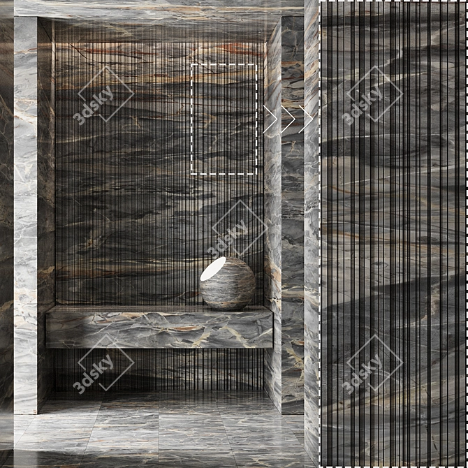 Marble Stone Texture Collection 3D model image 3