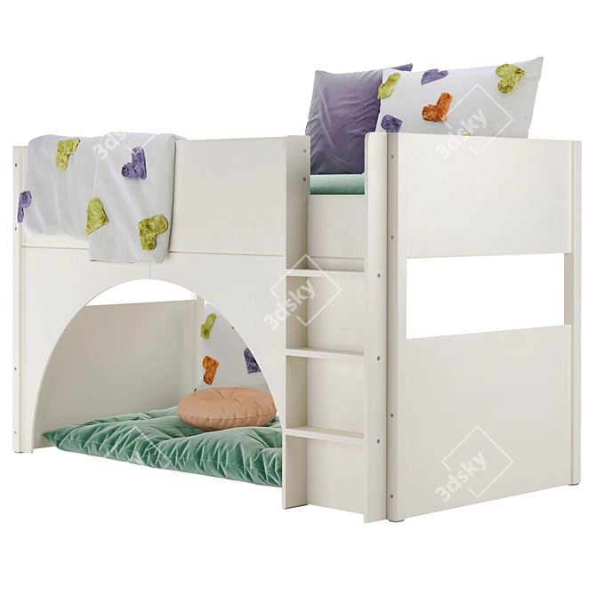 Arch Beige Child Bed LA REDOUTE 3D model image 5