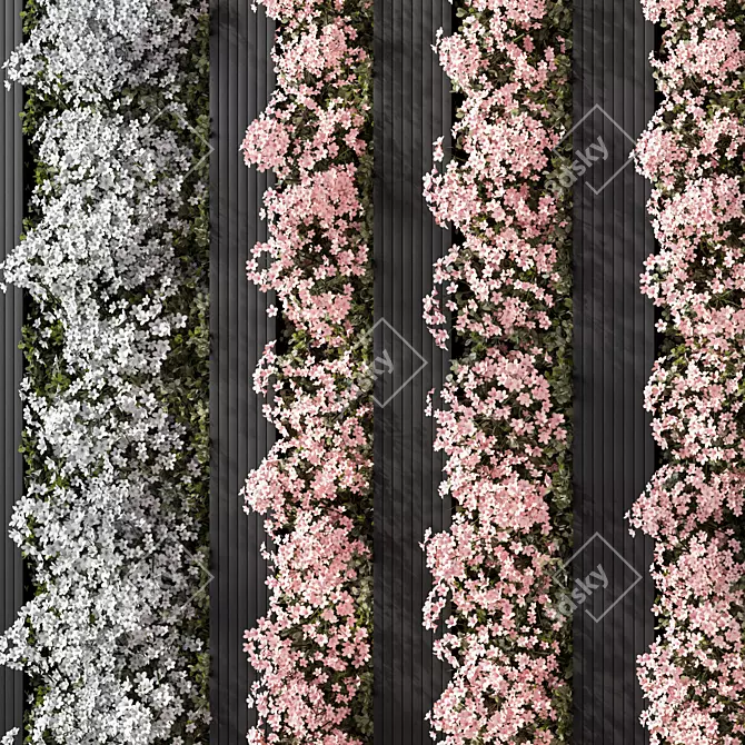 Blossom Wall Decor Set 3D model image 2