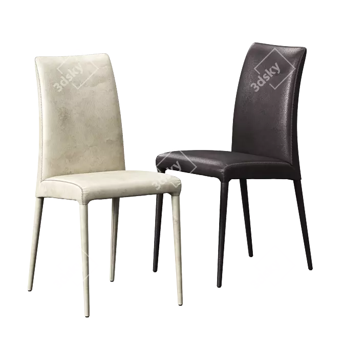 Modern Reflex Chair and Table 3D model image 6