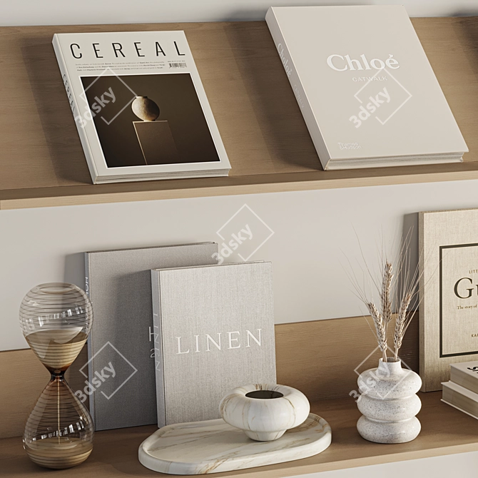 Modern Interior Decor Set - 32 3D model image 2