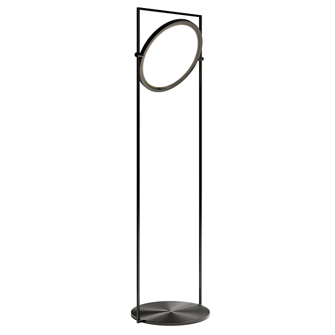 Modern minimalist floor lamp 3D model image 2