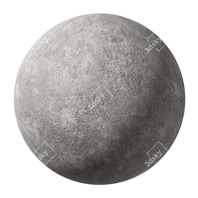 Seamless Concrete Material Pack 3D model image 1