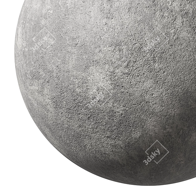 Seamless Concrete Material Pack 3D model image 5