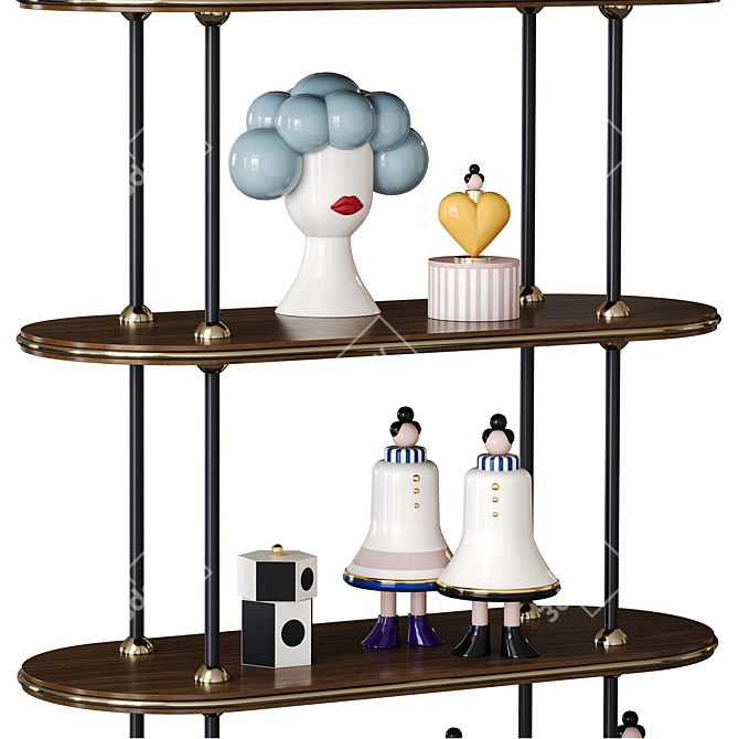 MezzoCollection Martin 2 Bookcase Display 3D model image 4