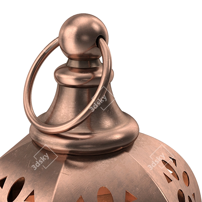 Eastern Style Decorative Lantern 3D model image 6