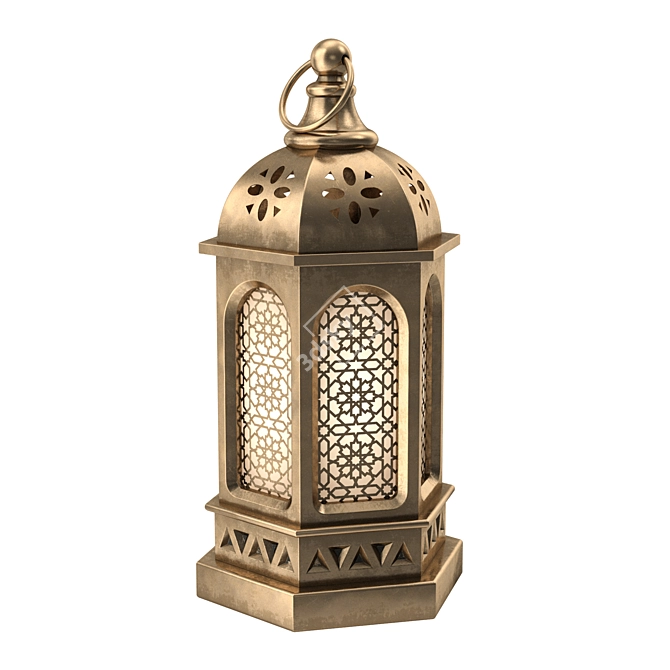 Eastern Style Decorative Lantern 3D model image 9