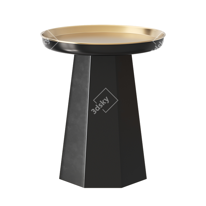 Neiva Lorne Modern Side Table 3D model image 3