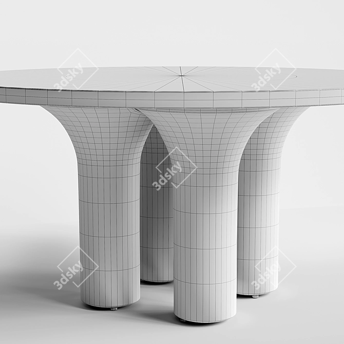 PBR Dining Table Render Materials 3D model image 6