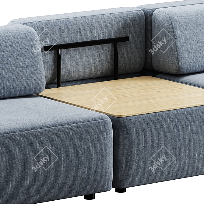 Inclass Entropy Modular Sofa 3D model image 4