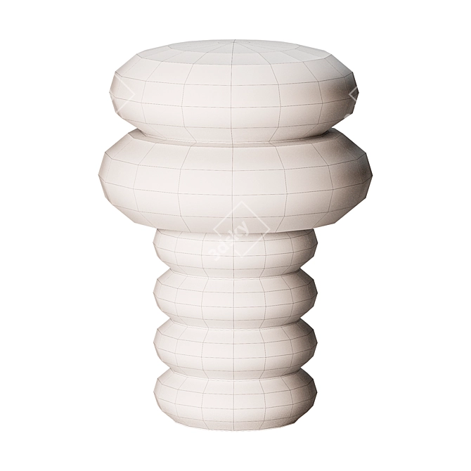 Elegant Napako Table Lamp 3D model image 2