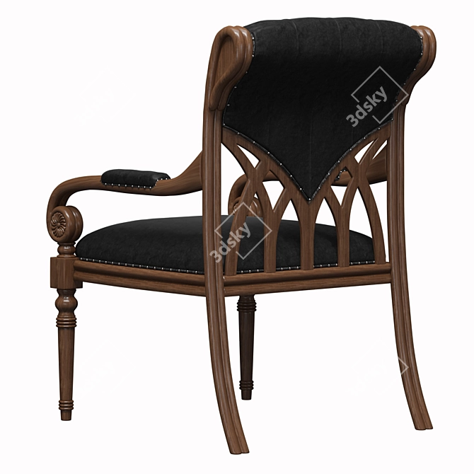 Albion Leather Armchair by Avanti 3D model image 6