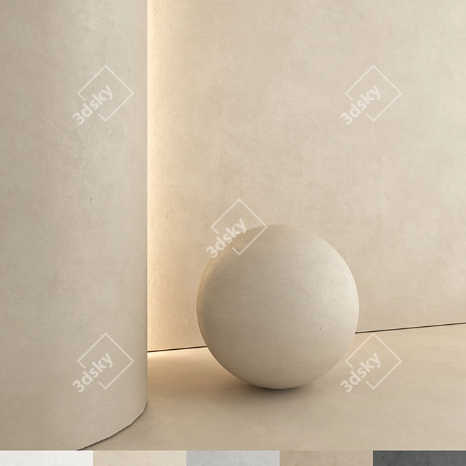 Luxury Decor Plaster Collection 3D model image 1