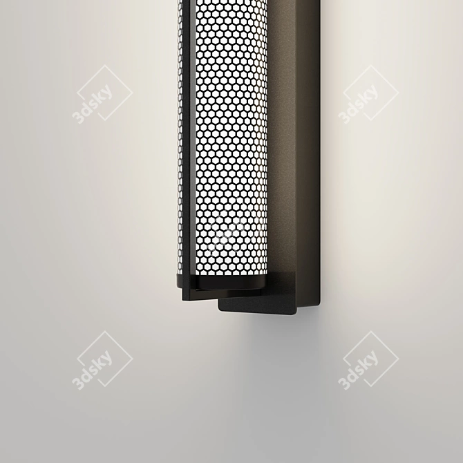 Elegant Yupiter One Wall Lamp 3D model image 2