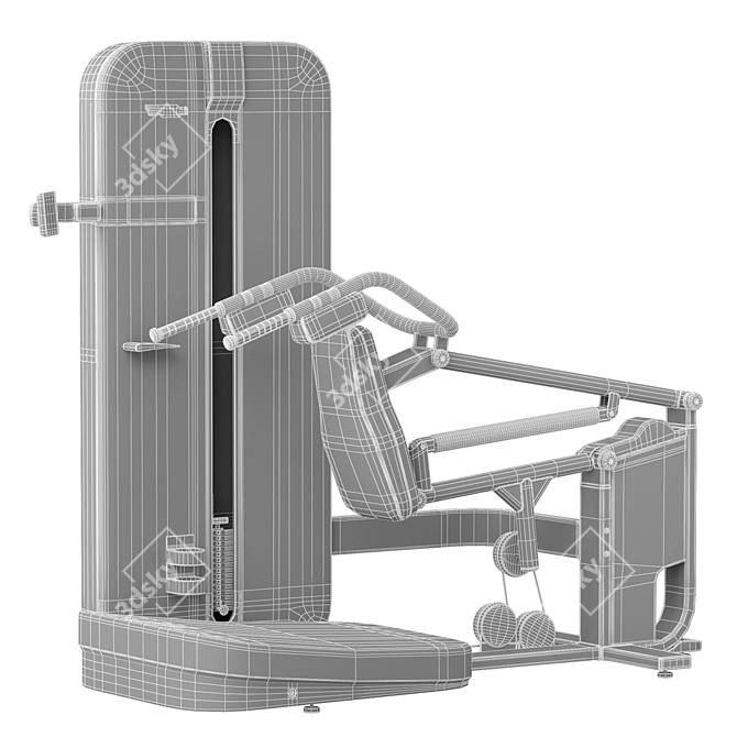 Technogym Artis Squat 3D Model 3D model image 5