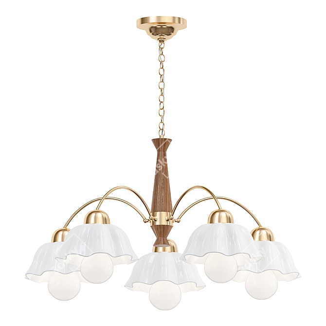 Scandinavian Chandelier Collection 3D model image 3