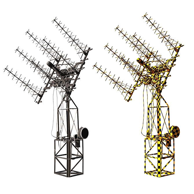 Multi-Purpose Communication Tower 3D model image 3