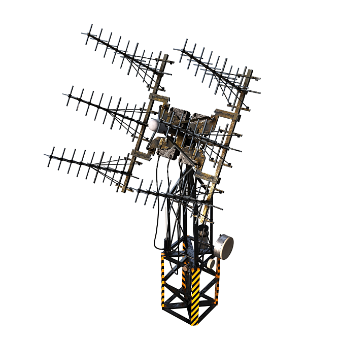 Multi-Purpose Communication Tower 3D model image 5