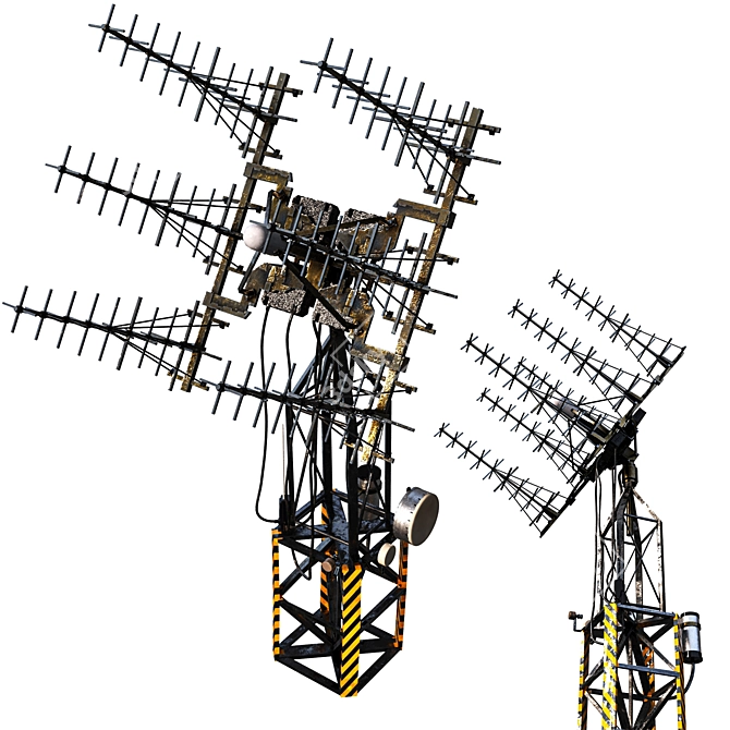 Multi-Purpose Communication Tower 3D model image 7