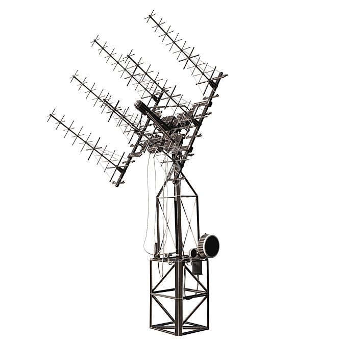 Multi-Purpose Communication Tower 3D model image 10