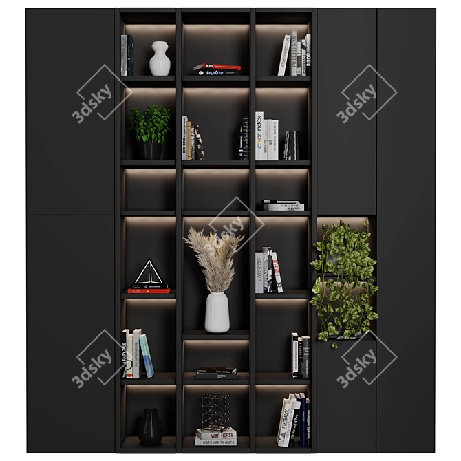 Adjustable Modular Storage Unit 3D model image 1