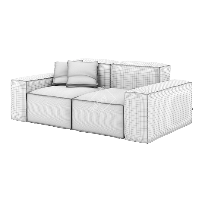 Minimalist Deep Davis Sofa 3D model image 2